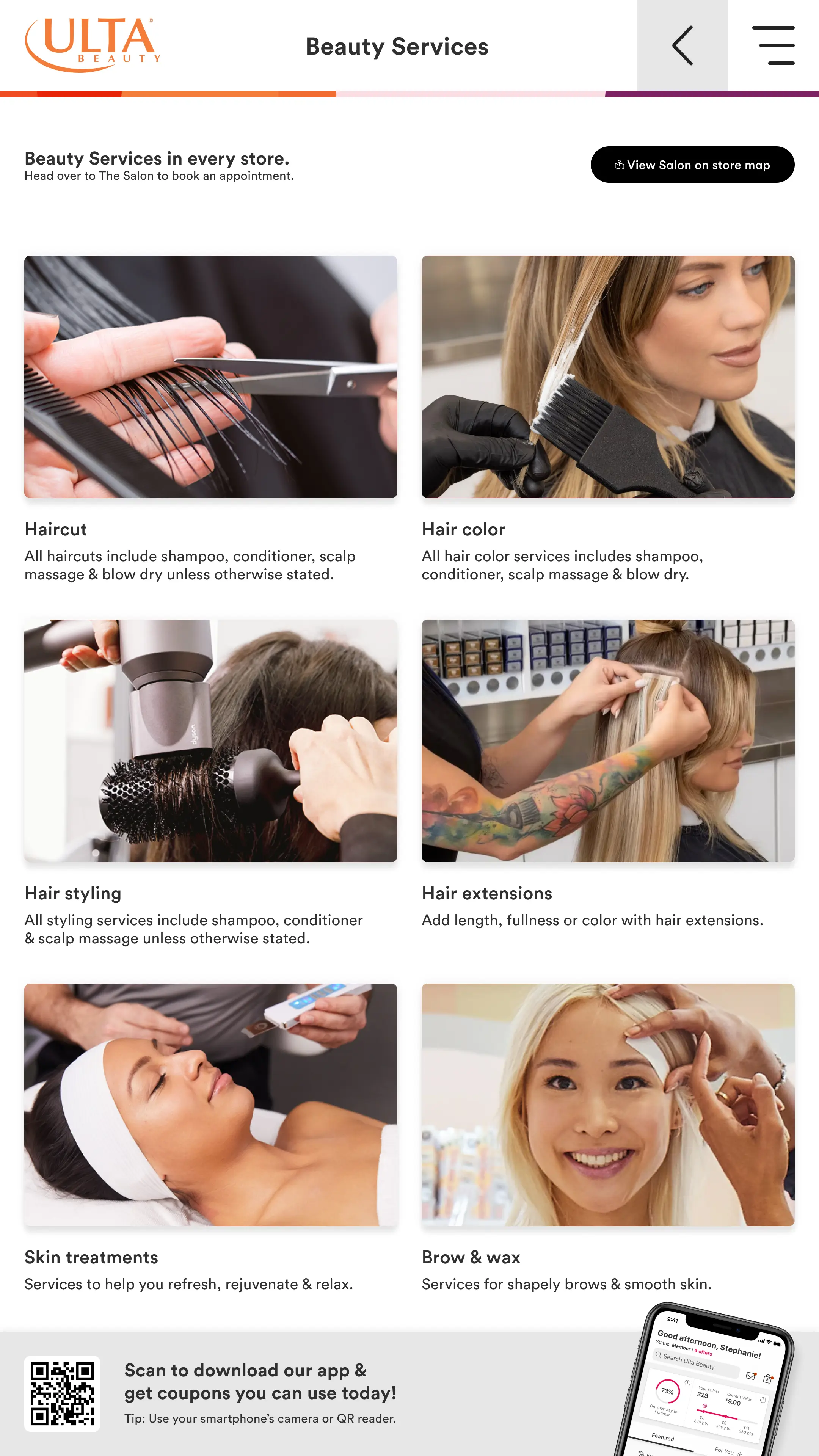 Digitial Mirror Beauty Services