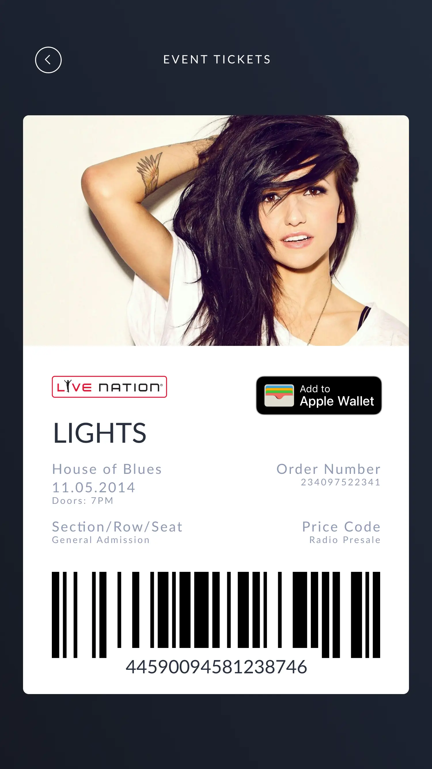 Q101 app event ticket