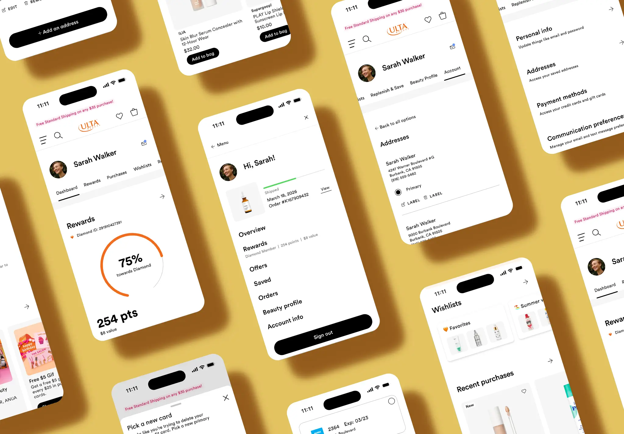 Ulta Beauty account redesign